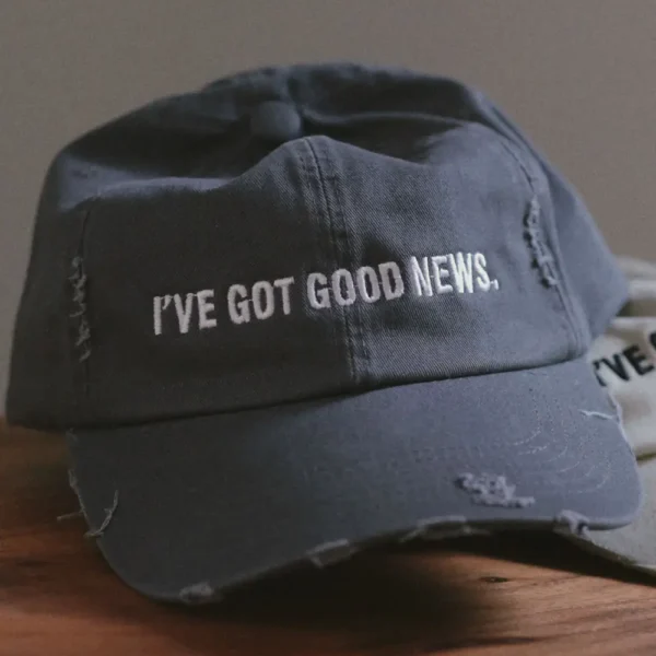 I've Got Good News Hat - Gray