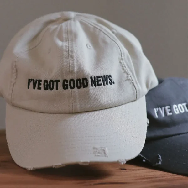 I've Got Good News Hat - Tan
