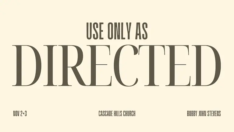 Use Only As Directed